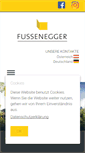 Mobile Screenshot of fussenegger-wohnbau.com